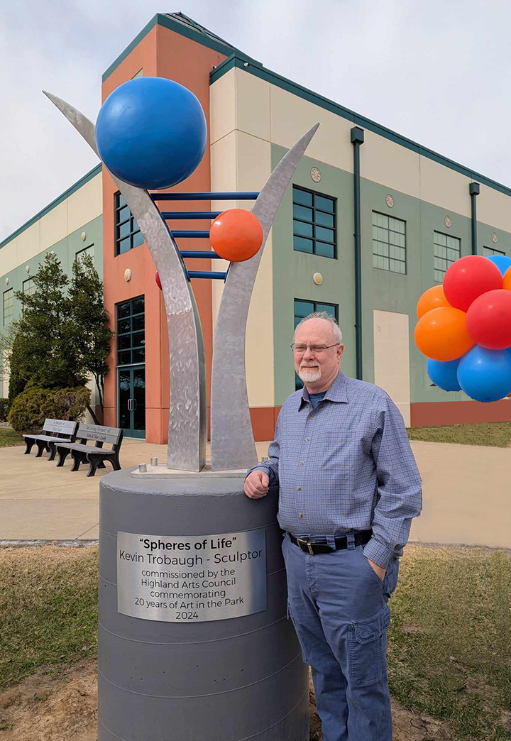 SculptureDedicationKevinTrobaugh Kevin Trobaugh, Sculptor