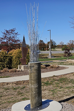 Sculpture in Glik Garden